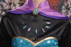 画像7: Frozen アナと雪の女王 アナ Anna ドレス コスプレ衣装 (7)